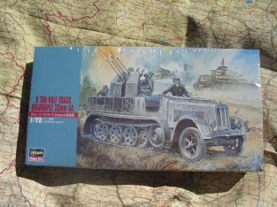 Hasegawa 31114 / Mt14  Sd.Kfz.7 8ton HALF TRACK QUADRUPLE 20mm AA kanon